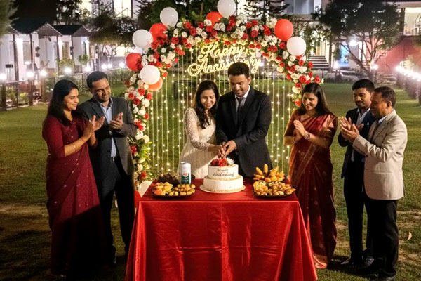 anniversary celebration in Rishikesh