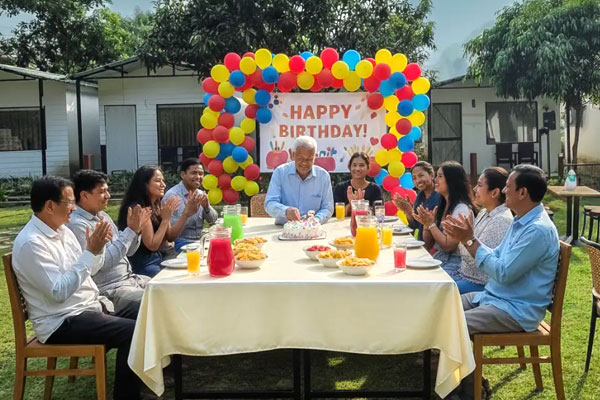 Birthday Party in Rishikesh