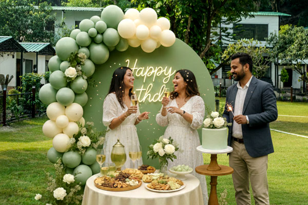 Birthday Party in Rishikesh 