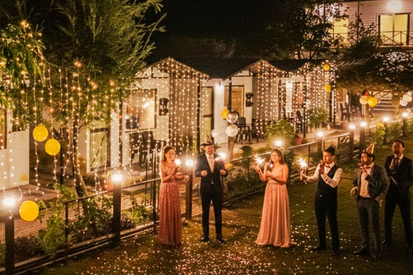 New year celebrations in Rishikesh